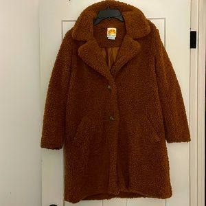 C&C California Warm Tan Teddy Jacket